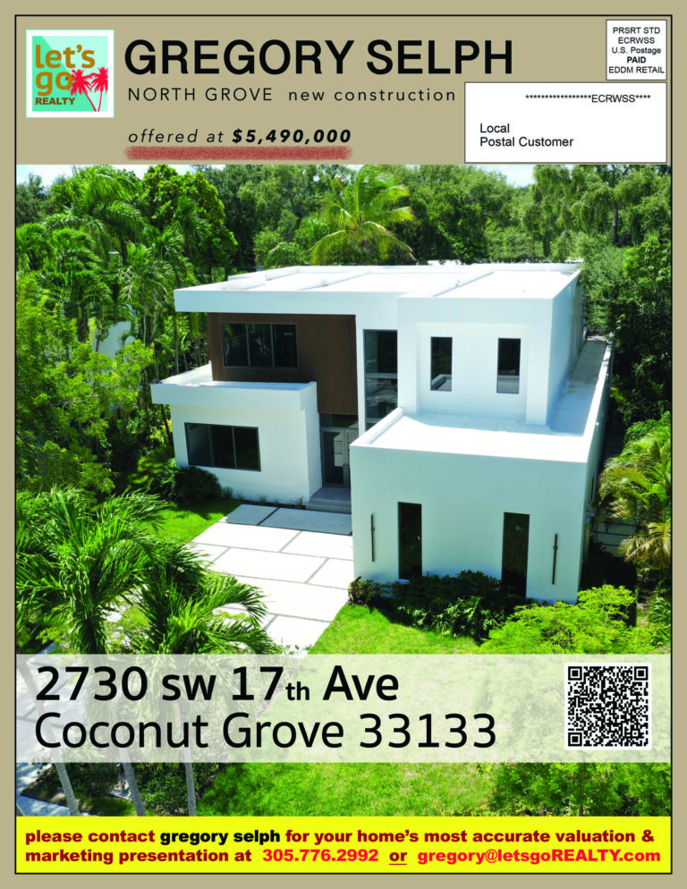 NORTH COCONUT GROVE new construction #gregoryselph