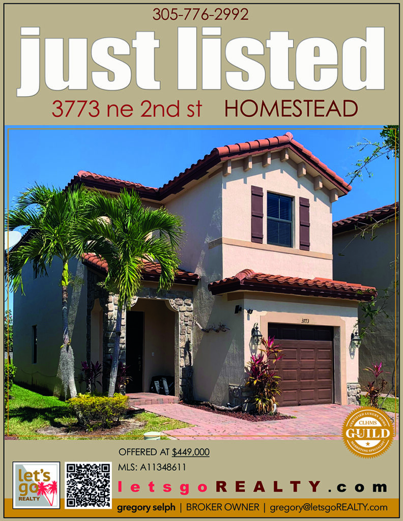 JUST LISTED 3773 Ne 2nd St | Homestead FL 33033 | #justlisted #gregoryselph #letsgorealty