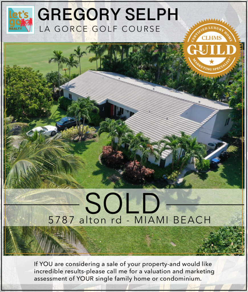 SOLD 5787 alton rd | miami beach FL 33140 #letsgoREALTY