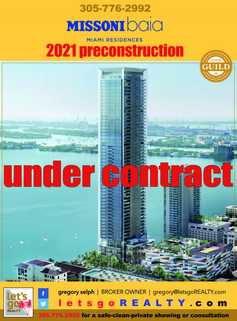 under contract 2021 MISSONI BAIA preconstruction #gregoryselph @letsgogregory