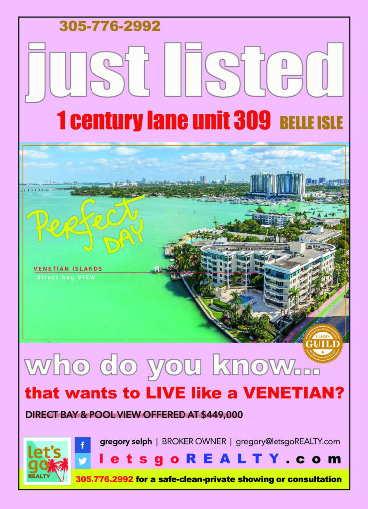 just listed-1 century lane-the VISTAS #south beach