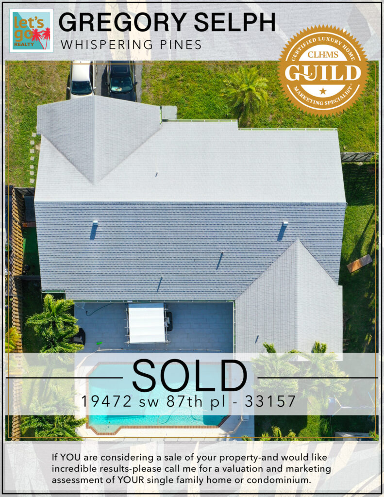SOLD 19472 SW 87th Pl | cutler bay fl 33157 @letsgogregory #letsgorealty