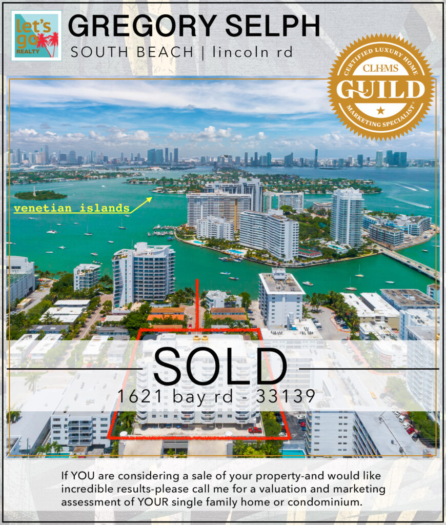 SOLD 1621 Bay Rd | miami beach FL 33139 #gregoryselph