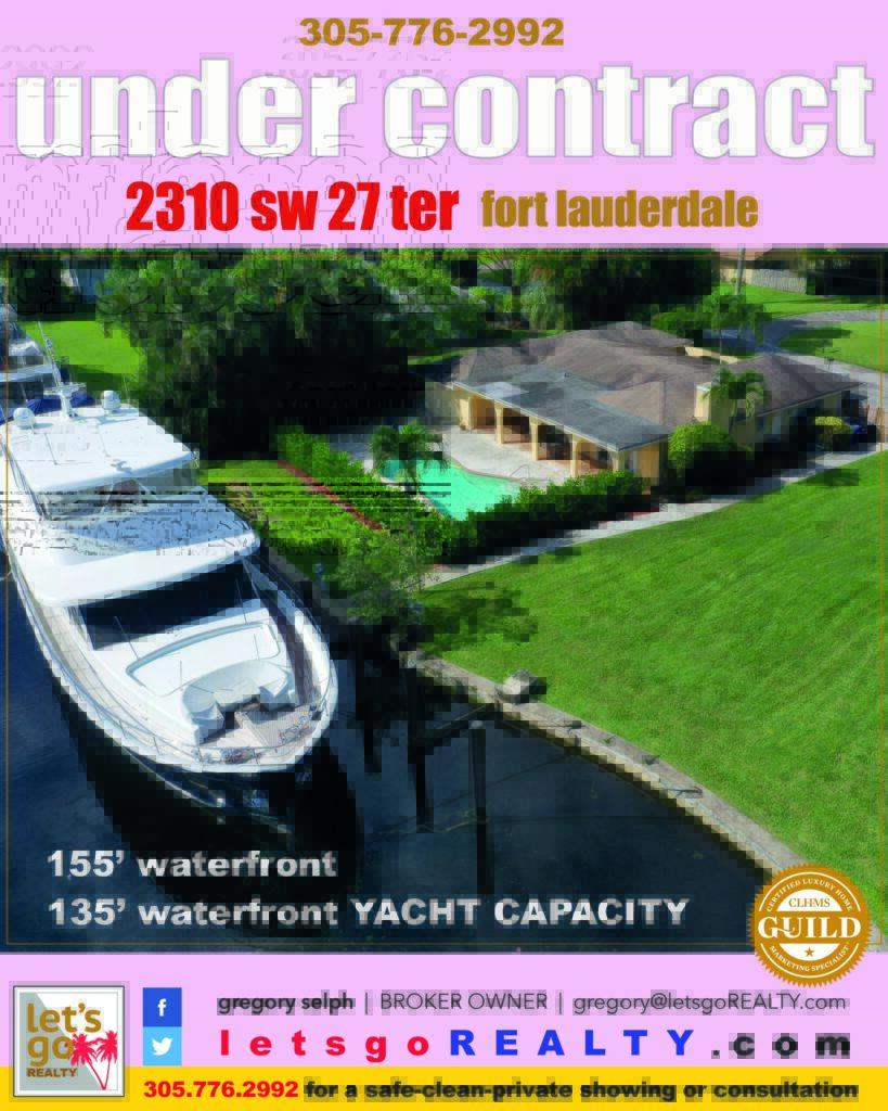PENDING SALE 2310 SW 27th Ter FORT LAUDERDALE FL 33312 #gregoryselph