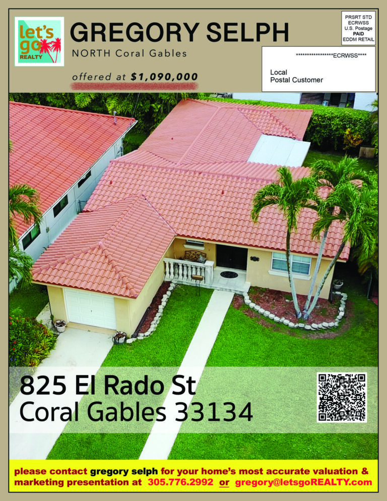 NORTH CORAL GABLES  el rado st 33134 #gregoryselph